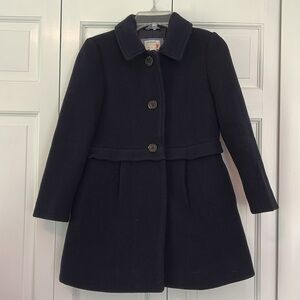 Girls Crewcuts Wool Trench Peacoat